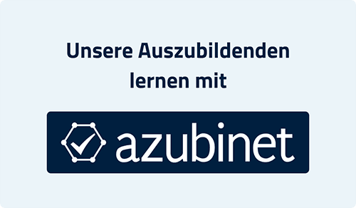 Auszubildende bei Kienast lernen mit azubinet.