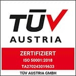 Logo TÜV Austria Zertifizierung
